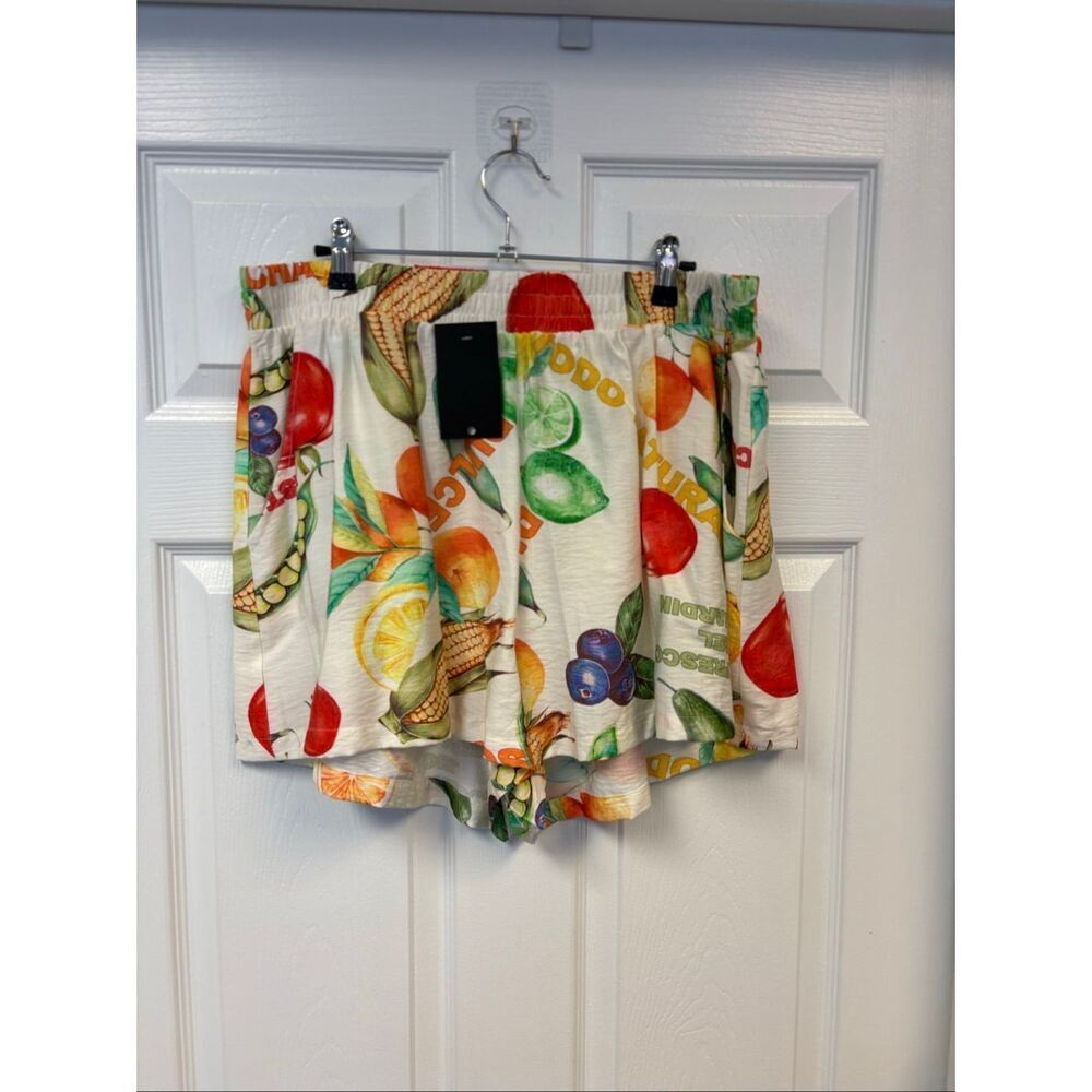 Fruit Market Patterned Shorts